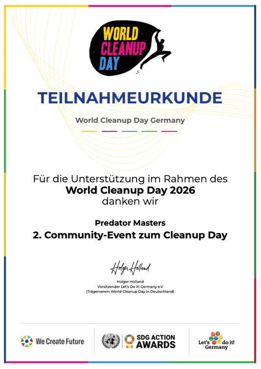 Predator Masters Community zeigt Herz für die Natur